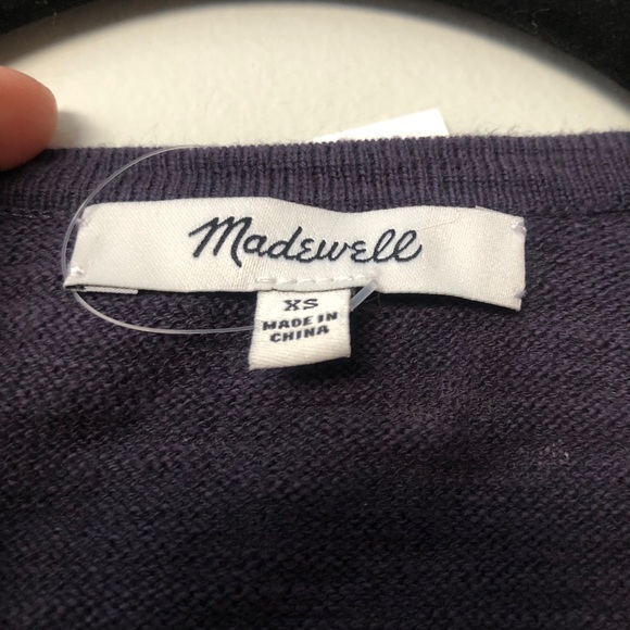 Madewell Front Pocketed Slub Cardigan XS - Picture 5 of 8